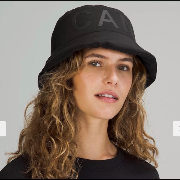 lululemon athletica Accessories - NWT Lululemon Both Ways Insulated Bucket Hat Team Canada Olympics Black Sz. M/L